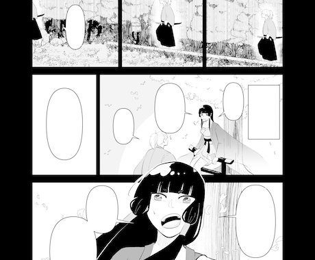 漫画を描きます カラー、モノクロ頭身高めからデフォルメ一通りいけます イメージ1