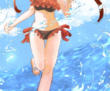 女の子イラストコミッション受け付けてます 絵本のようなふわふわ絵柄ならお任せください！ イメージ2