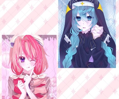 格安で可愛いイラスト描きます アイコン、夢絵などイラスト関係の依頼全て受け付けます イメージ2