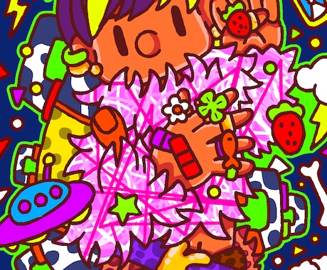 一緒に相談し合いながら究極のデザインを制作できます 究極のデザインイラストを共に作りませんか？ イメージ2