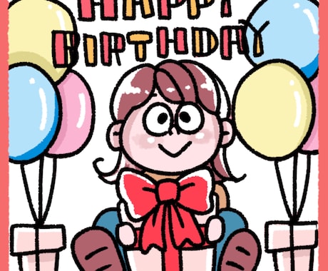 ゆるかわ似顔絵かきます 誕生日プレゼントなどにいかがですか イメージ2