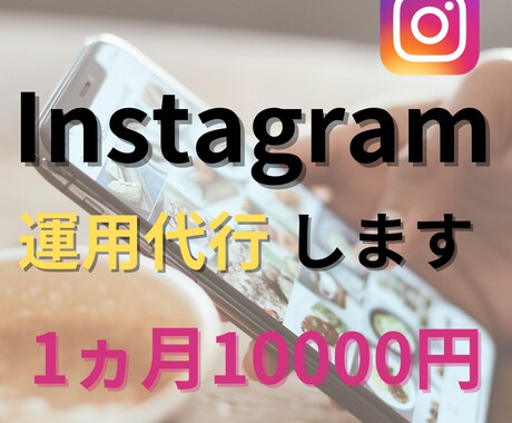 Instagramの運用を最安値で代行致します 運用にお悩みの方、ニーズに合わせて丁寧に対応いたします イメージ1