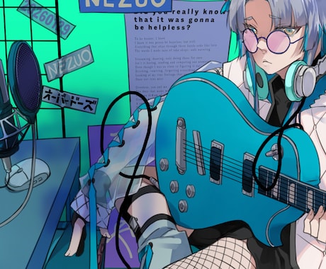 三面図・ファンアート・動画イラスト描きます 美麗でかっこいい青年が得意なクリエイターが手がけます！ イメージ1