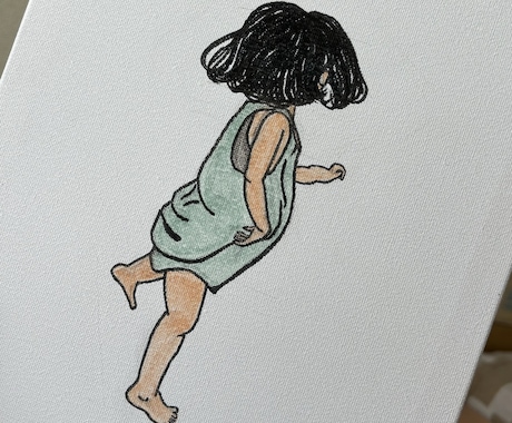 シュールレアリズムな個性的な絵を描きます 似顔絵や踊る姿、切り取りたい瞬間を絵にします。 イメージ2