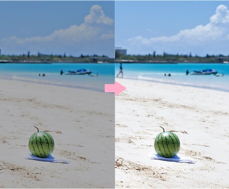 写真のお色味を理想の色に補正します お気にいりの写真をもっと！良くしたい方に イメージ1