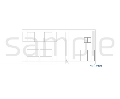 学生向け！設計課題の手描きパース・色塗り仕上げます 時間のない建築学生さん向け！課題パースの作成・色塗りします イメージ2
