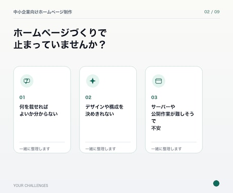 ホームページを制作します 構成が未定でも、相談から公開まで伴走します イメージ2