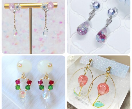 作りたいレジンアクセサリーの作り方教えます 場所や時間を気にしないでレジンアクセサリーが作れます！ イメージ1