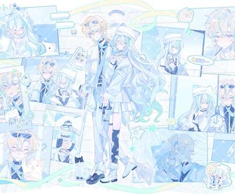 夢絵向けのイラストをお好みに合わせてお描きします イメージ1