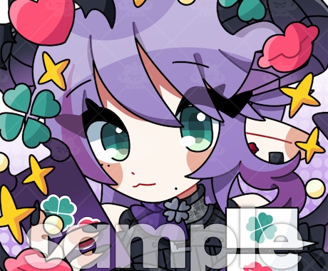SNSアイコン描きます オリキャラや、配信者さんなど是非ご利用ください！ イメージ2