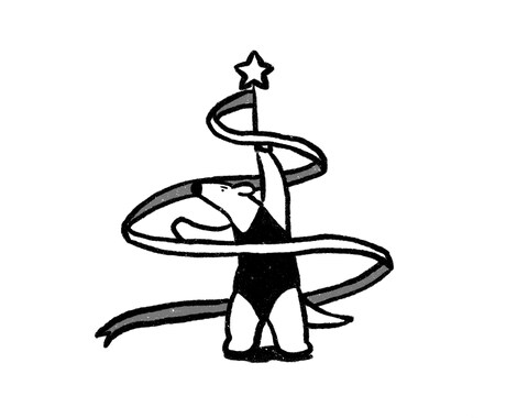 モノクロでシンプルに動物を描きます モノトーンであたたかみのあるイラスト イメージ1