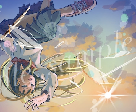 一枚絵のイラストを描きます 表紙やサムネイルなど、パッと目を惹く一枚絵が必要な方へ イメージ1