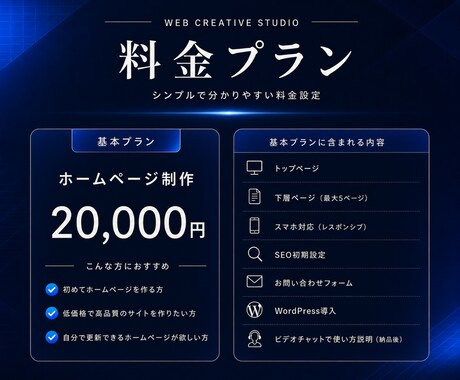 格安＆高品質なホームページを作成します 買い切り可能/SEO/WordPress/簡単更新 イメージ2