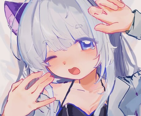 アイコンを描かせていただきます かわいい女の子のアイコンを描かせてください！ イメージ2
