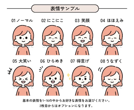 商用利用OK◎シンプル可愛い人物イラスト描きます 顔出しなしでもあなたらしさが伝わるイラストに仕上げます イメージ2