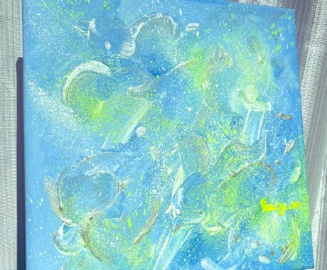アクリル抽象画 描きます 抽象画やイメージ画をキャンバスに描きます イメージ2