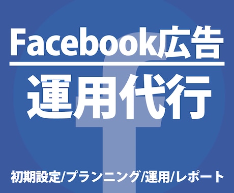 Facebook広告運用代します 【大手総合広告代理店出身】ビデオチャット可 イメージ1