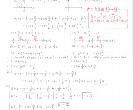 高校数学『青チャート』添削指導します 現役予備校数学科講師が細かく解説指導 イメージ2