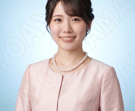 高級ホテル写真室レベルの婚活写真３枚お作りします 女性専用　振袖とドレスの全身写真各１枚、上半身写真１枚計３枚 イメージ1