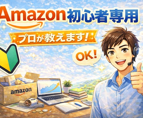 amazon初心者専用！現役プロが相談に乗ります 他の方はどうしてるの？調べてもわからない！にお答えします イメージ1