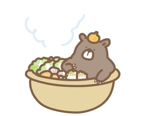 ほんわか線はっきりイラストを描きます 温かみのあるゆるく柔らかい絵を描きます イメージ2