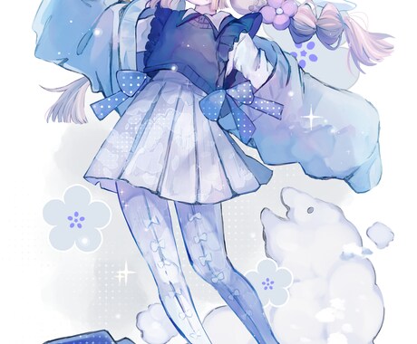 Vtuber様おすすめ！動くキービジュアル作ります 「このKV動いてる！」ゆらふわかわいいKVにしてみませんか？ イメージ2