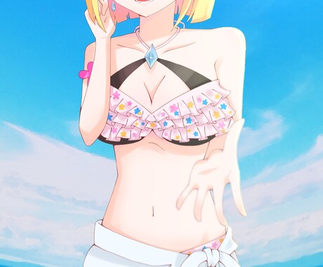 イラストオーダー受け付けます 壁紙や立ち絵がほしい方にオススメです イメージ1