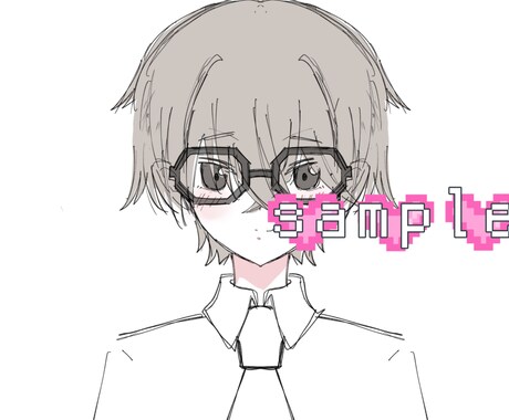 簡易イラストお届けします ラフに加筆着色した簡易版のお届けです♩ イメージ2