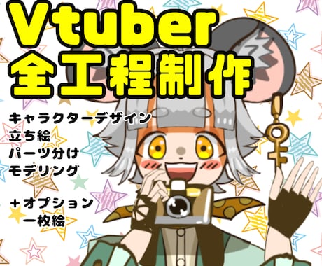 ハンドトラッキング対応Vtuberモデルを作ります イメージ1