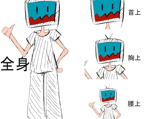 SNS用のアイコン描きます 個性豊かなキャラクターがお好みの方に イメージ2