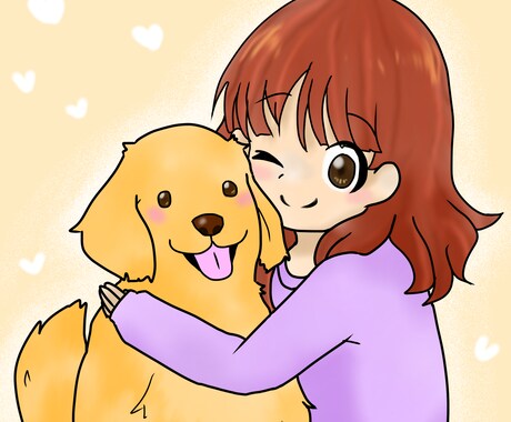 SNS用アイコン描きます ペットやお子様追加OK！ゆるふわかわいいアイコン描きます♪ イメージ2