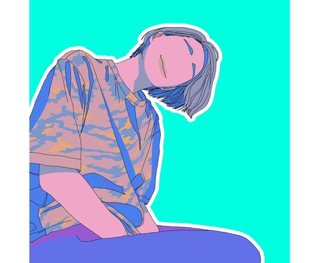 写真からオシャレなイラストを描きます プレゼント、SNSアイコン、待受やウェルカムボードにも！ イメージ2