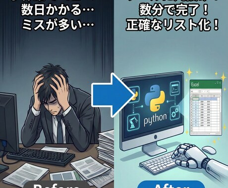 先着3名！Webデータ抽出・CSVリスト化します ASIN・URLリストを渡すだけ！画像・価格・説明を一括抽出 イメージ2
