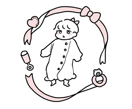 シンプルでかわいいイラストを描きます シンプルでかわいいイラストで挿絵やプレゼントなどに最適です。 イメージ2