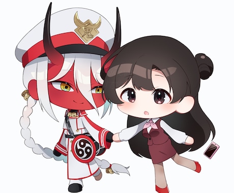 思わず大切にしたくなるようなイラストを描きます SDキャラから等身大のバストアップ（肩から上）まで！ イメージ2