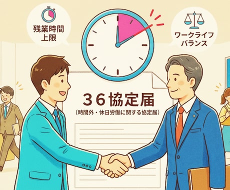 現役社労士が36協定の作成と電子申請を代行します 法改正・2024年問題対応！最短24時間以内のスピード納品 イメージ1