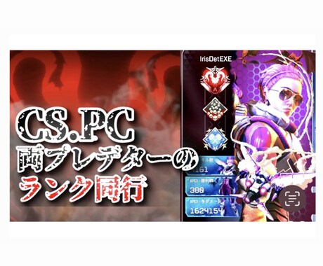 プレデター上位勢達がランクに同行致します ルーキーからダイアまで対応可能！ イメージ1