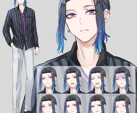 キャラクター立ち絵イラスト制作いたします 老若男女、様々なキャラクター承ります！ イメージ2