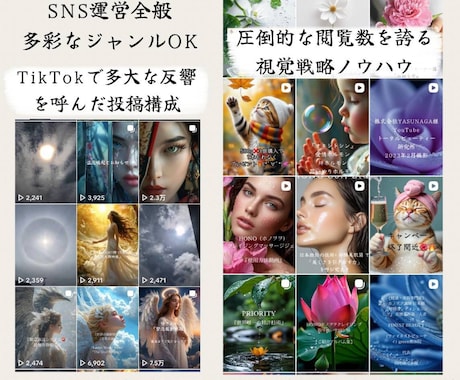 インスタ運用・集客相談。想いを具現化致します 多大な反響を得た視覚デザインで想いを可視化。ファンを作る戦略 イメージ1