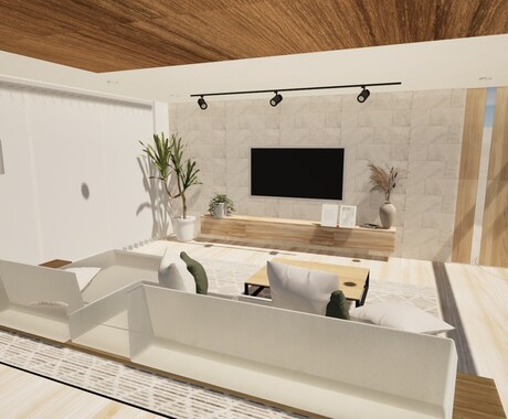 さくらこ様専用　内観パース作成します イメージを形にして理想を叶える住宅内観パース イメージ2