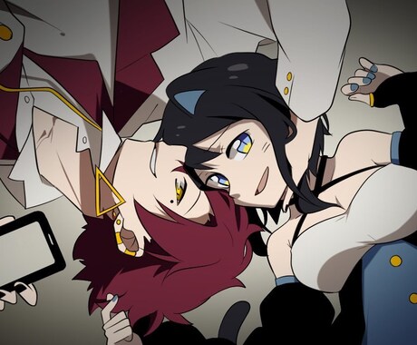 アニメ調のイラストを描きます アイコン、動画絵、サムネイル、立ち絵、グッズなど イメージ2