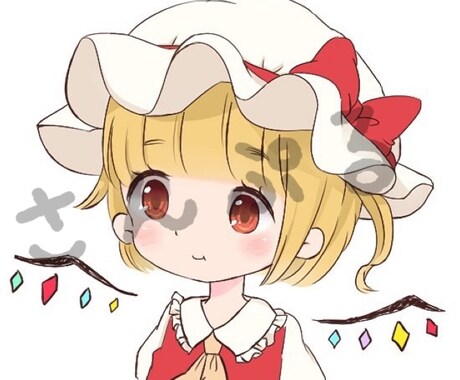 SNS用アイコンかきまます ゆるい感じのオリジナル･アニメキャラ♡ イメージ2