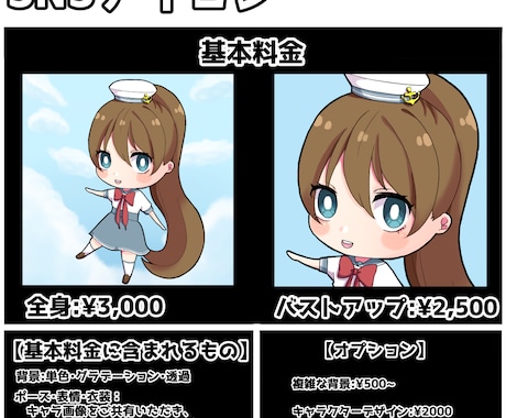 sdキャラクター作成します お好みのミニキャラ作成します！ イメージ2