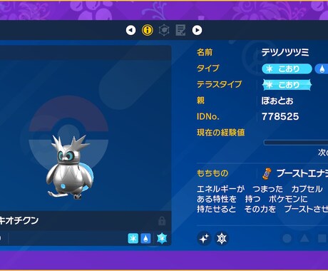 ポケモンSV【見て！】育成・厳選を代行いたします 忙しい、時間がない皆様に代わってポケモンを育成、厳選します！ イメージ2