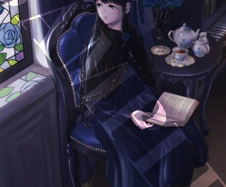 アイコン、一枚絵等イラスト作成受け付けます 美少年、女性向け美男子が得意です イメージ2