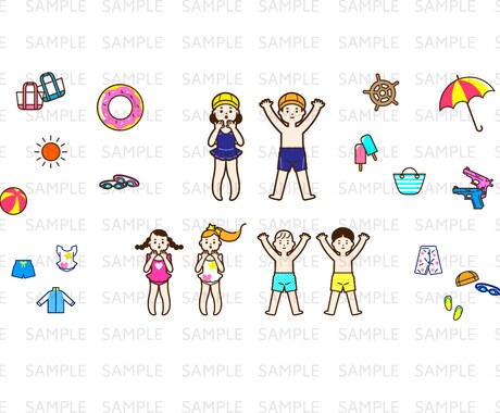 商用1点からOK★POPでお洒落なイラスト承ります 有名企業案件の実績あり♪経歴15年のイラストレーター対応♪ イメージ2