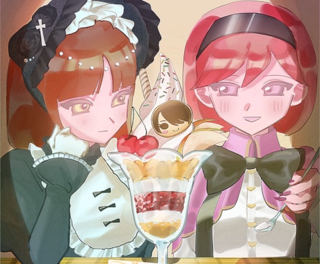 最短５日納品⭐︎アイコンから1枚絵まで描きます SNSアイコン、立ち絵、一枚絵描きます.*･ﾟ　.ﾟ･*. イメージ2