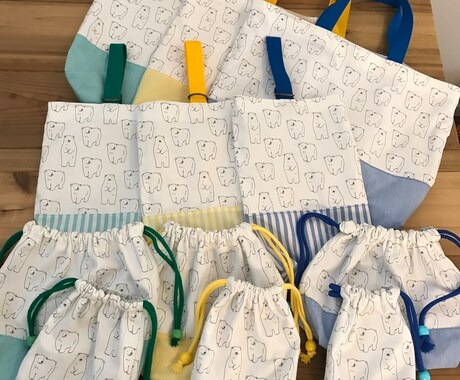 入園・入学グッズお作り代行いたします お子様の好きな柄やデザインをお作りいたしますꔛꕤ イメージ1