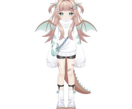 キャラクターデザインからモデリングまで制作します Vtuberになりたい方、配信の設定までサポートできます。 イメージ1