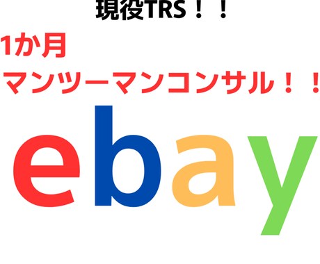 eBay初心者さん1か月コンサルします マンツーマンのコンサル受付中！ イメージ1